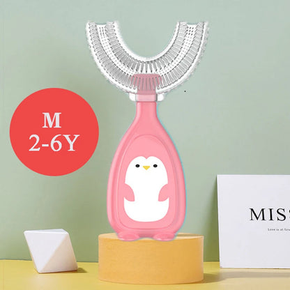 Children's Toothbrush Baby U-shaped Toothbrush Soft Silicone Teethers Newborn Brush Kids Teeth Oral Care Cleaning Health